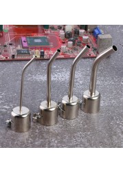 4pcs/set 3/5/6/8mm Lengthen Bent Curved Heat Guns Nozzles Stainless Steel Hot Air Gun Tips for 850 Blow Welding Soldering Station