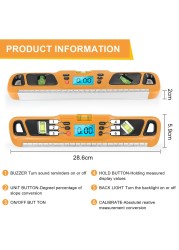 الرقمية المنقلة زاوية مكتشف الميل مصغرة الكهربائية زاوية مكتشف المنقلة البناء المنزل الديكور أداة القياس