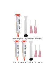 Solder Flux 10cc NC-559-ASM-UV solder paste Flux Grease For Phone Computer LED BGA SMD PGA PCB Repair + Needles Rework Tools