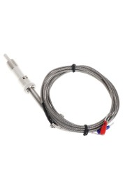 Dropshipping K type thermocouple temperature sensor bayonet compression spring with 2m cable