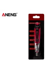 ANENG AC DC 12-250V Tester Digital Tester Pencil Non-contact saft Electric Test Pen LCD Display Screwdriver Voltage Indicator