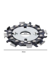 5/8" Angle Grinder Disc 8 Teeth Chain Saw Blade for Woodcarving Cutting Tool 16mm 2.5 inch Wood Carving Disc Chain Saw Blade New