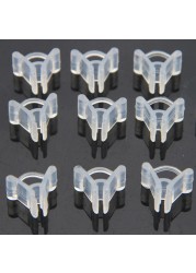 100pcs Transparent Reusable Durable Portable Garden Seedling Tools Greenhouse Plants PE Fruit Vegetable Grafting Clips