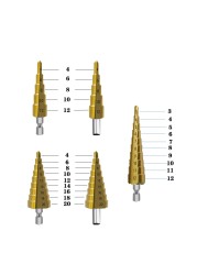 High Speed ​​Steel Drill Bit Professional Tools Hole Saw Sets Set Of Drills For Metal Woodworking Power Tools HSS Step Drill