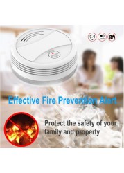 Tuya wifi smoke alarm remote smart home app notification smoke detector home security