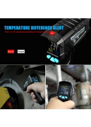 Mestek IR01 Series Digital Infrared Thermometer -50~380/550/800 Degree Non Contact Thermometer Gun Thermometer with Color Display