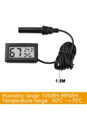 Mini Temperature Sensor Digital LCD Thermometer Hygrometer Indoor Waterproof Thermometer Meter