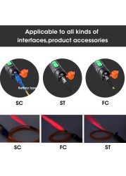 Fiber Optic Fault Locator VFL Fiber Optic Cable Red Light Tester Meter 30mW Red Pen Light Tester For Telecommunication