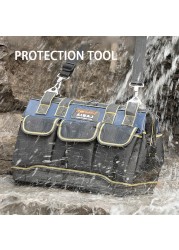 AIRAJ multi-function tool bag 1680D Oxford cloth electrician bag, multi-pocket waterproof anti-fall storage bag