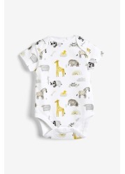 5 Pack Short Sleeve Bodysuits (0mths-3yrs)