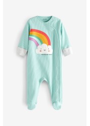 Pastel Sleepsuits 2 Pack (0-3yrs)