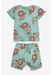 All Over Printed T-Shirt and Shorts Set (3mths-7yrs)