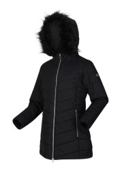 Regatta Fabrizia Insulated Longline Black Jacket