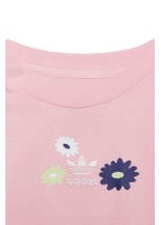 adidas originals Infant All-Over Print Floral T-Shirt And Shorts Set