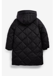 Shower Resistant Quilted Padded Coat (3-16yrs)