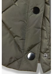 Shower Resistant Quilted Padded Coat (3-16yrs)