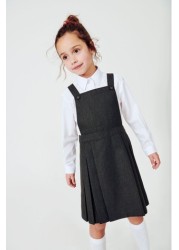 Pleated Tabard Pinafore (3-14yrs)