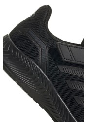 adidas Black RunFalcon Youth & Junior Strap Trainers