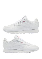 Reebok Womens White Classic Leather Trainers