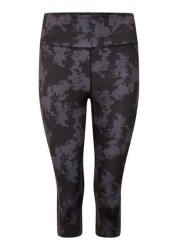 Dare 2b Laura Whitmore Edit Influential Black 3/4 Recycled Running Leggings