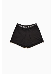 Pineapple Black Band Short