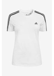 adidas 3 Stripe T-Shirt