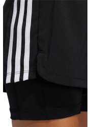 adidas Pacer 3 Stripe 2 In 1 Shorts