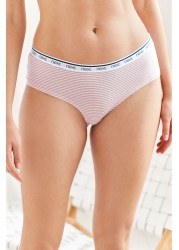 Cotton Rich Logo Knickers 4 Pack Short