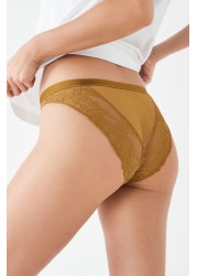 Lace Knickers 2 Pack High Leg