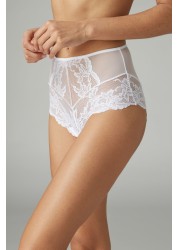 Lace Knickers 2 Pack High Rise