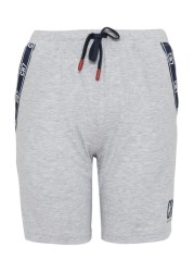 CR7 Boy's Grey And Blue Short sleeve Pyjama Set