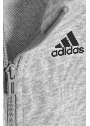 adidas Grey 3 Stripe Tracksuit