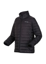 Regatta Junior Black Hillpack Packaway Baffle Jacket