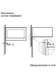 Siemens iQ500 Built-In Microwave Oven, BE555LMS0M (25 L, 900 W)