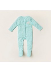 Juniors Assorted Closed Feet Sleepsuit with Long Sleeves - Set of 3