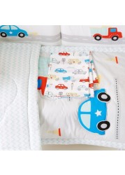 Juniors Car Print 5-Piece Comfortor Set