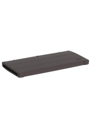 Cosmoplast Cedargrain Plastic Deck Storage Box (270 L, 116.5 x 45 x 56 cm)