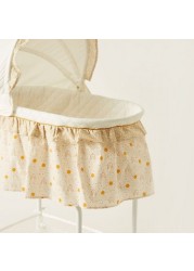 Juniors Printed Bassinet with Canopy