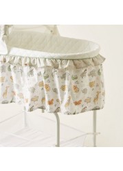 Juniors Printed Bassinet with Canopy