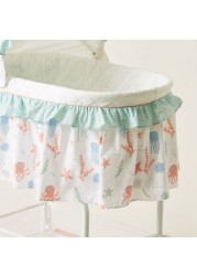 Juniors Printed Bassinet with Canopy