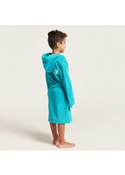 Juniors Textured Robe with Hood and Pockets