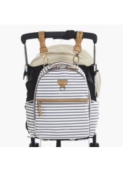 TWELVElittle Midi-Go Diaper Backpack with Adjustable Straps and Changing Pad