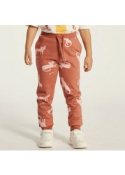 Juniors Printed Joggers with Drawstring Closure - Set of 3