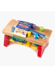 Melissa and Doug Deluxe Pounding Bench Toy