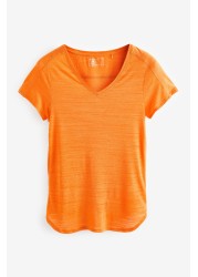 Next Active Sports Short Sleeve V-Neck Top Regular