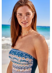 Bandeau Boobtube Tummy Control Swimsuit