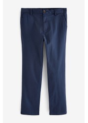 Stretch Chino Trousers Straight Fit