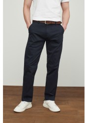 Belted Soft Touch Chino Trousers Straight Fit