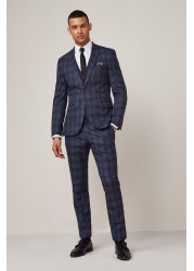 Check Suit: Jacket Skinny Fit