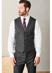 Signature Textured Suit: Waistcoat